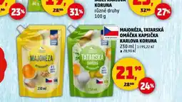 Penny Market Tatarská omáčka kapsička karlova koruna nabídka