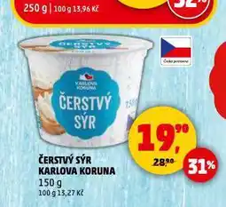 Penny Market Čerstvý sýr karlova koruna nabídka
