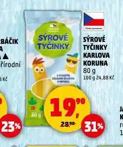 Penny Market Sýrové tyčinky karlova koruna nabídka