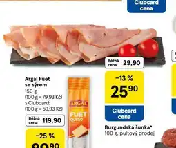 Tesco Burgunská šunka nabídka