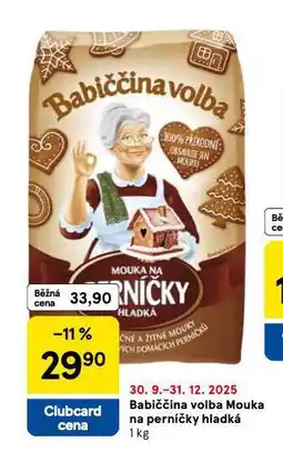 Tesco Mouka na perníčky hladká nabídka