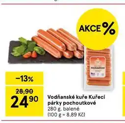 Tesco Kuřecí párky pochoutkové nabídka