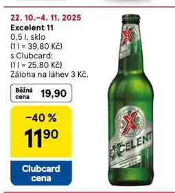 Tesco Pivo excelent 11 nabídka