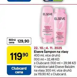 Tesco Elseve šampon nabídka