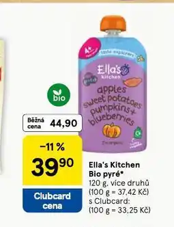 Tesco Ella´s kitchen bio pyré nabídka