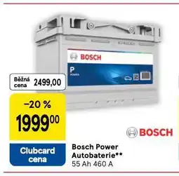 Tesco Bosch power autobaterie 55 ah nabídka