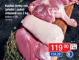 Qanto Kachní čtvtky mix (přední i zadní) nabídka