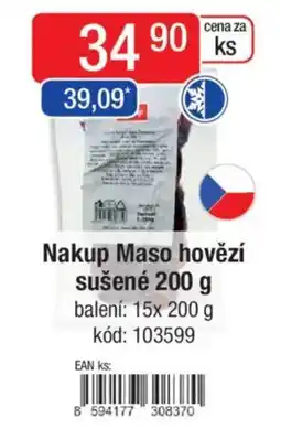 Qanto Nakup Maso hovězí sušené nabídka