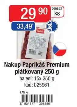Qanto Nakup Paprikáš Premium plátkovaný nabídka