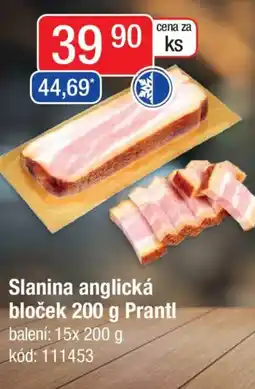 Qanto Slanina anglická bloček Prantl nabídka