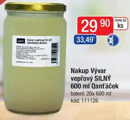 Qanto Nakup Vývar vepřový SILNÝ Qanťáček nabídka