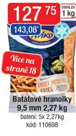 Qanto Batátové hranolky 9,5 mm nabídka