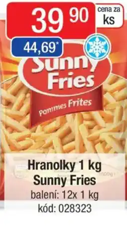 Qanto Hranolky Sunny Fries nabídka