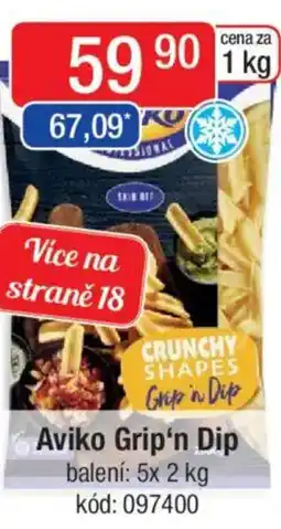 Qanto Aviko Grip'n Dip nabídka