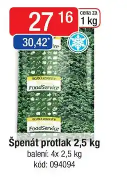 Qanto Špenát protlak nabídka