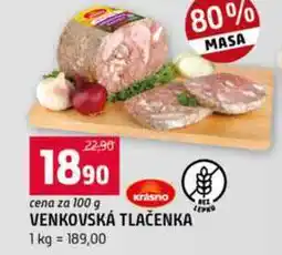 Terno VENKOVSKÁ TLAČENKA 100 g nabídka