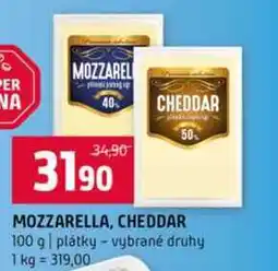 Terno MOZZARELLA, CHEDDAR 100 g nabídka