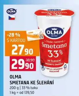 Terno OLMA SMETANA KE ŠLEHÁNÍ 200 g nabídka