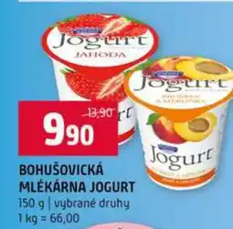 Terno BOHUŠOVICKÁ MLÉKÁRNA JOGURT 150 g nabídka