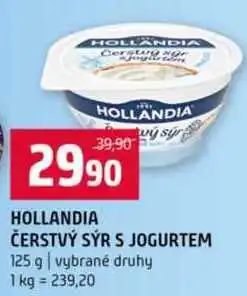 Terno HOLLANDIA ČERSTVÝ SÝR S JOGURTEM 125 g nabídka