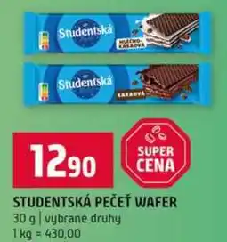 Terno STUDENTSKÁ PEČEŤ WAFER 30 g nabídka