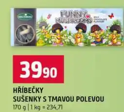 Terno HŘÍBEČKY SUŠENKY S TMAVOU POLEVOU 170 g nabídka
