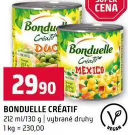 Terno BONDUELLE CRÉATIF 212 ml/130 g nabídka