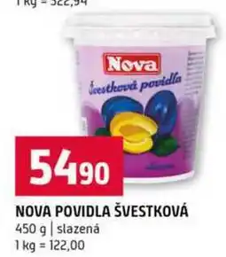 Terno NOVA POVIDLA ŠVESTKOVÁ 450 g nabídka