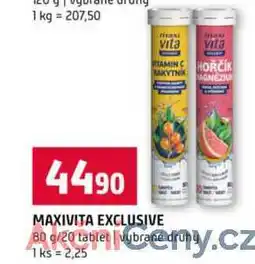 Terno MAXIVITA EXCLUSIVE 80 g/20 tablet nabídka