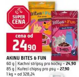 Terno AKINU BITES & FUN 60 g nabídka