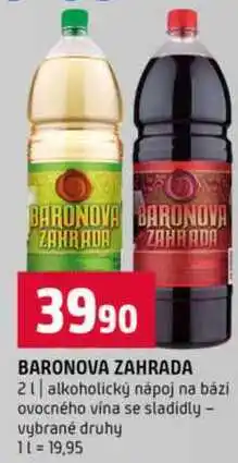 Terno BARONOVA ZAHRADA 2 l nabídka
