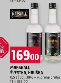 Terno MARSHALL ŠVESTKA, HRUŠKA 0,5 l nabídka