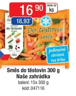 Qanto Směs do těstovin Naše zahrádka nabídka