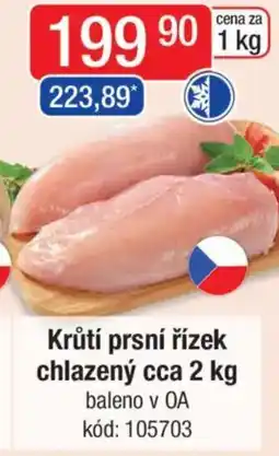 Qanto Krůtí prsní řízek chlazený nabídka