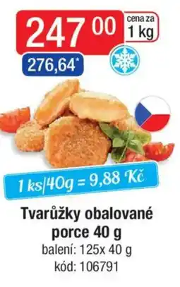 Qanto Tvarůžky obalované porce nabídka