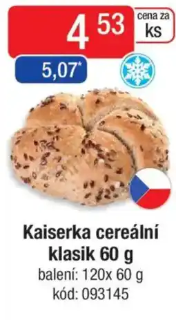 Qanto Kaiserka cereální klasik nabídka