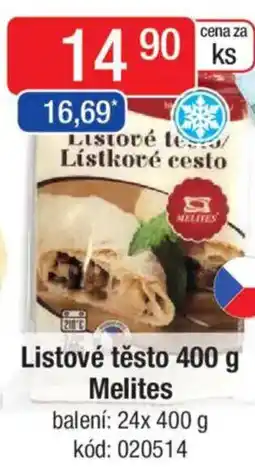 Qanto Listové těsto Melites nabídka