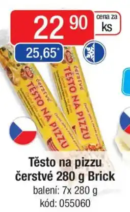 Qanto Těsto na pizzu čerstvé Brick nabídka