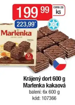 Qanto Krájený dort Marlenka kakaová nabídka