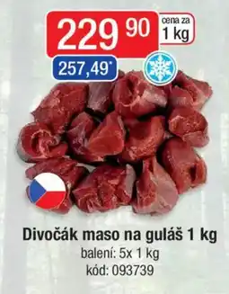Qanto Divočák maso na guláš nabídka