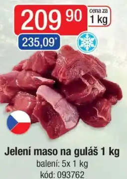 Qanto Jelení maso na guláš nabídka