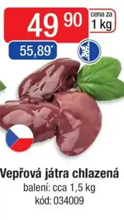 Qanto Vepřová játra chlazená nabídka