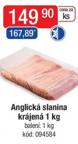 Qanto Anglická slanina krájená nabídka
