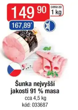 Qanto Šunka nejvyšší jakosti 91% masa nabídka