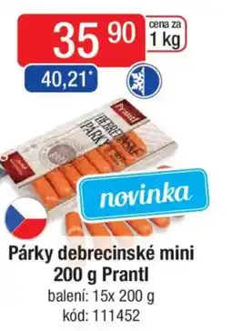 Qanto Párky debrecinské mini Prantl nabídka