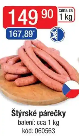 Qanto Štýrské párečky nabídka