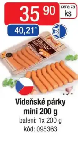 Qanto Vídeňské párky mini nabídka