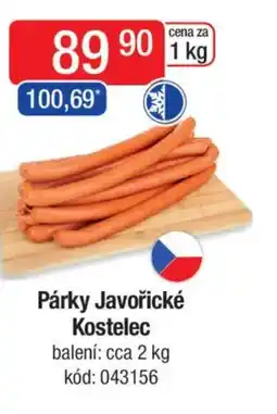 Qanto Párky Javořické Kostelec nabídka
