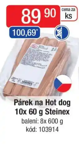Qanto Párek na Hot dog nabídka