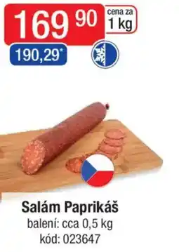 Qanto Salám Paprikáš nabídka